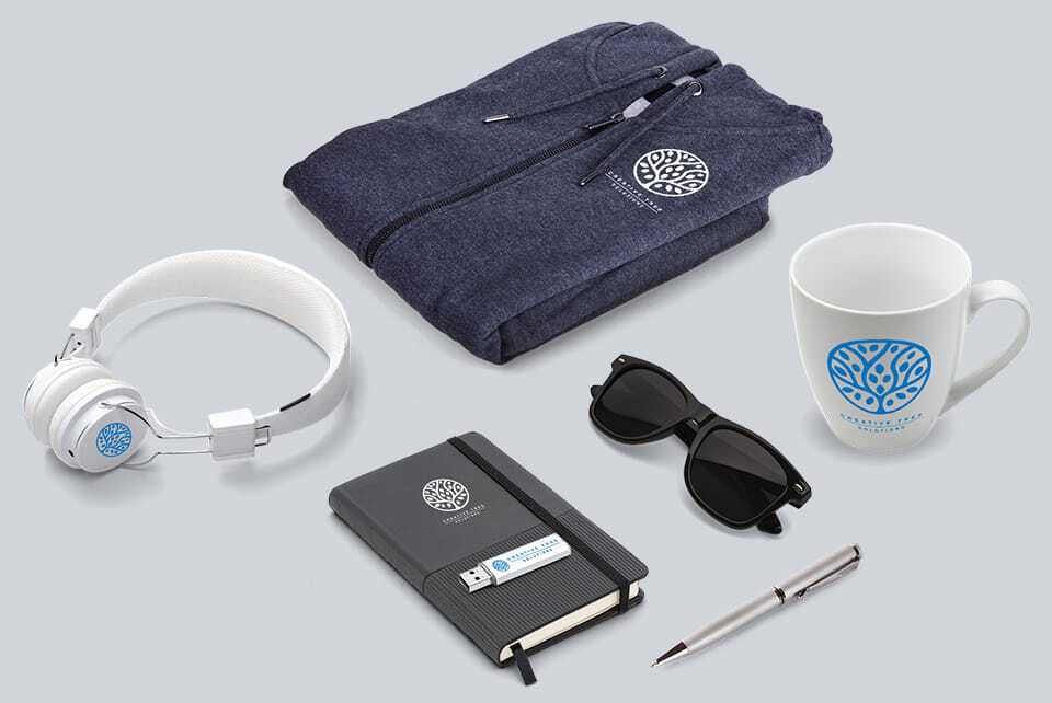 assortment of promotional products