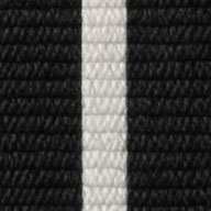 black / white / black ribbon